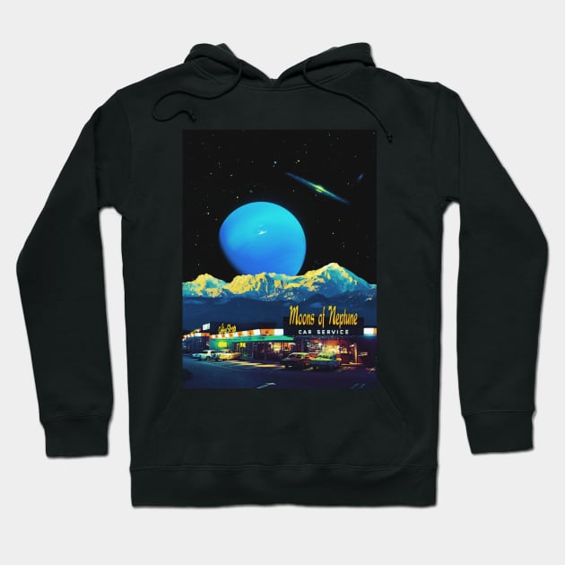 Moons Of Neptune Car Service Hoodie by jessgaspar